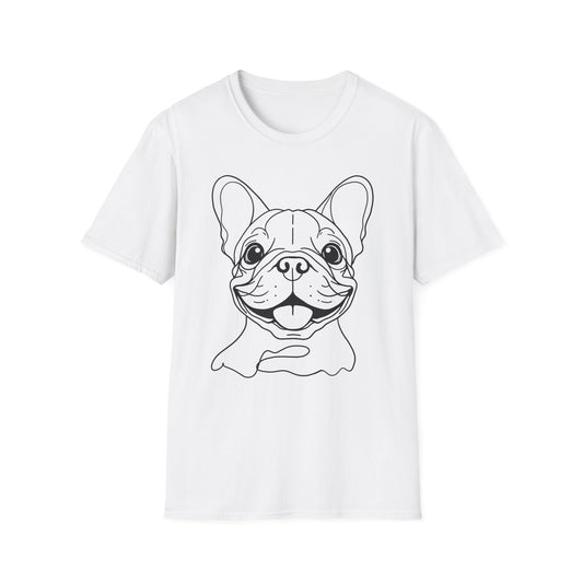 Adorable French Bulldog Sketch T-Shirt