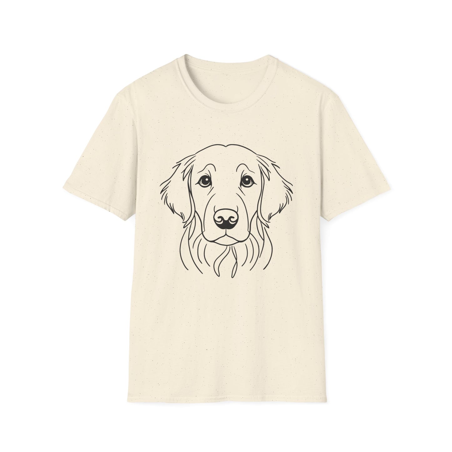 Golden Retriever Line Art T-Shirt