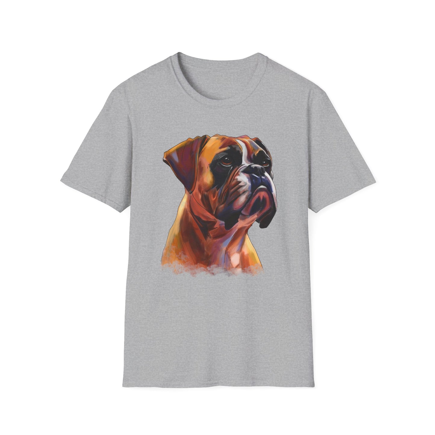 Majestic Boxer Portrait T-Shirt
