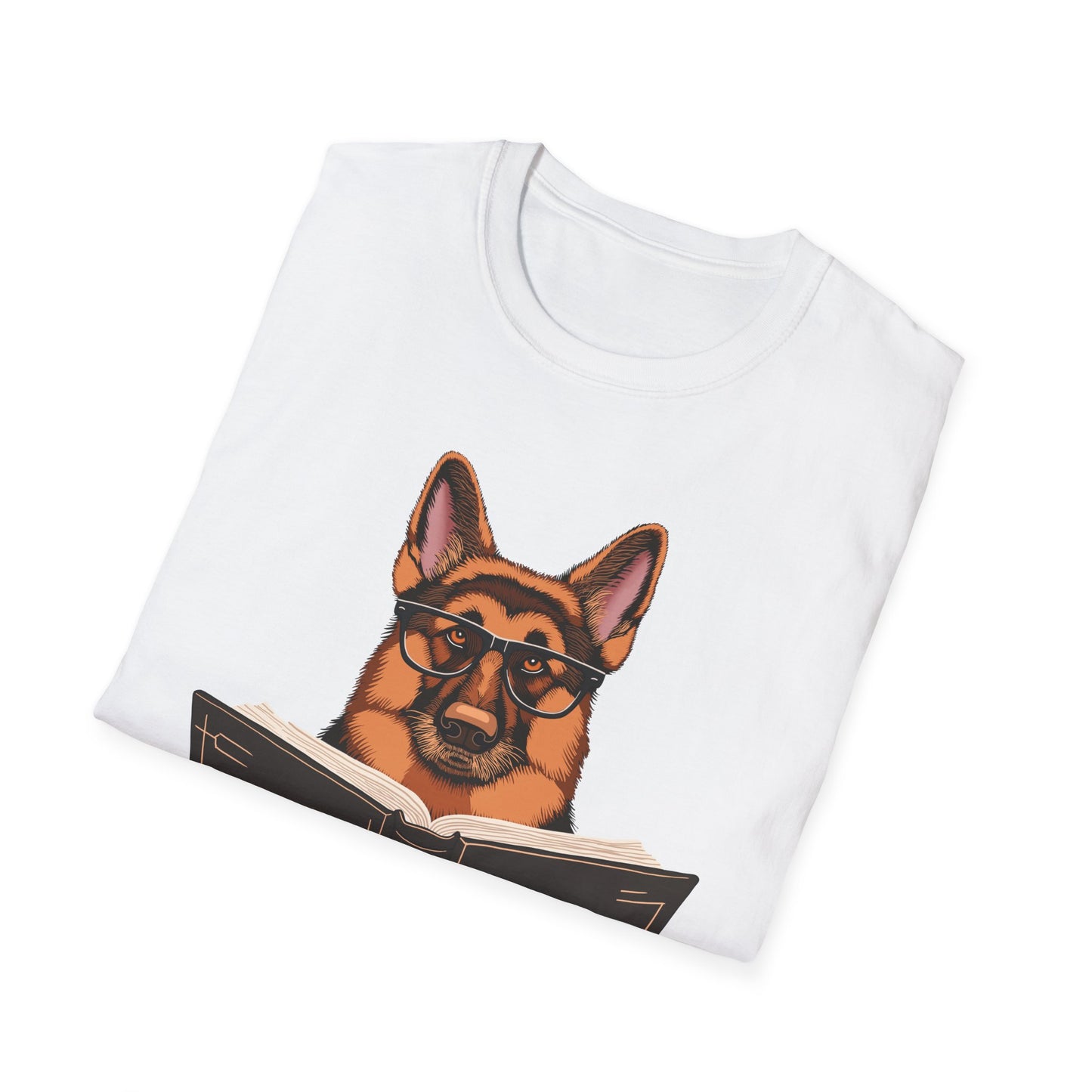 Bookworm German Shepherd T-Shirt