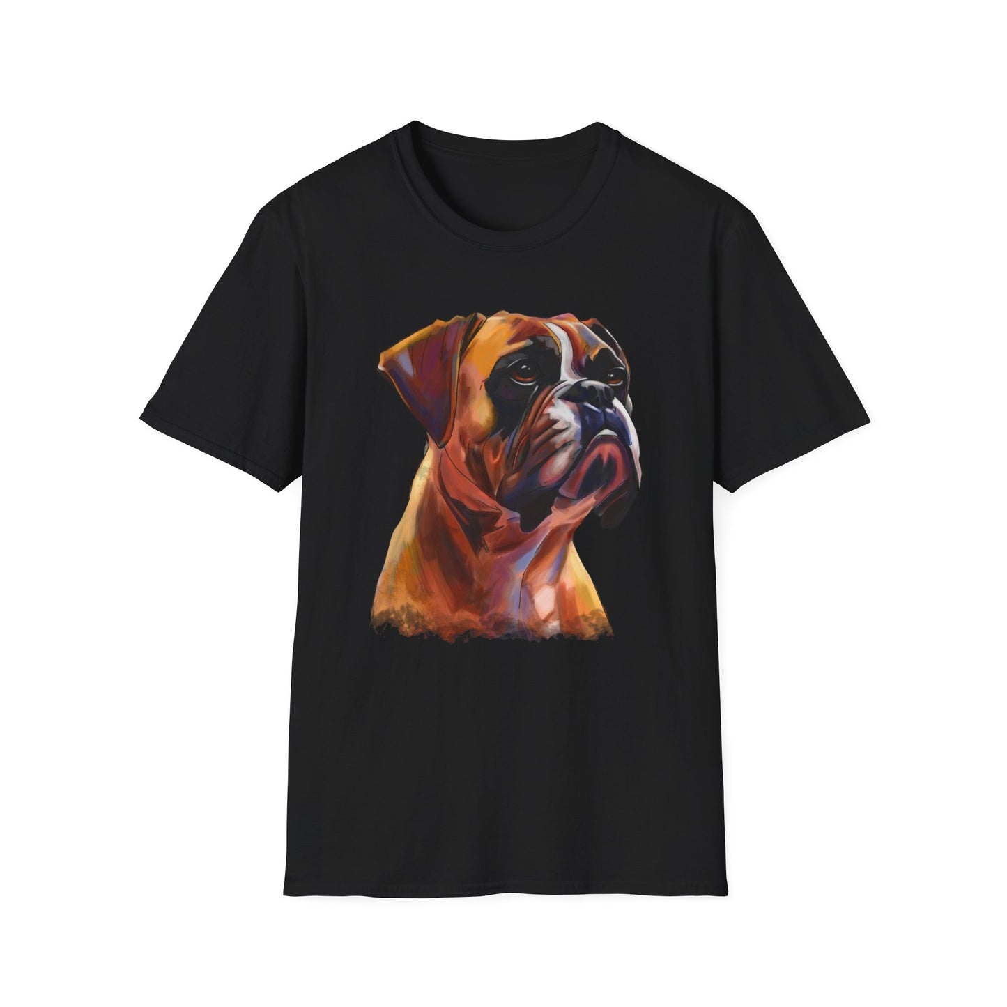 Majestic Boxer Portrait T-Shirt