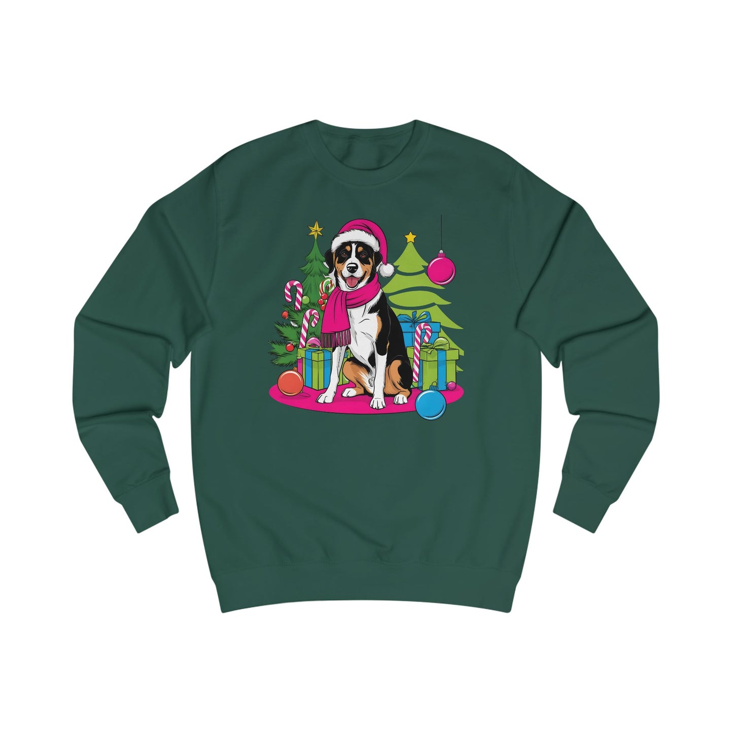 Festive Paws & Candy Canes | Christmas Sweatshirt