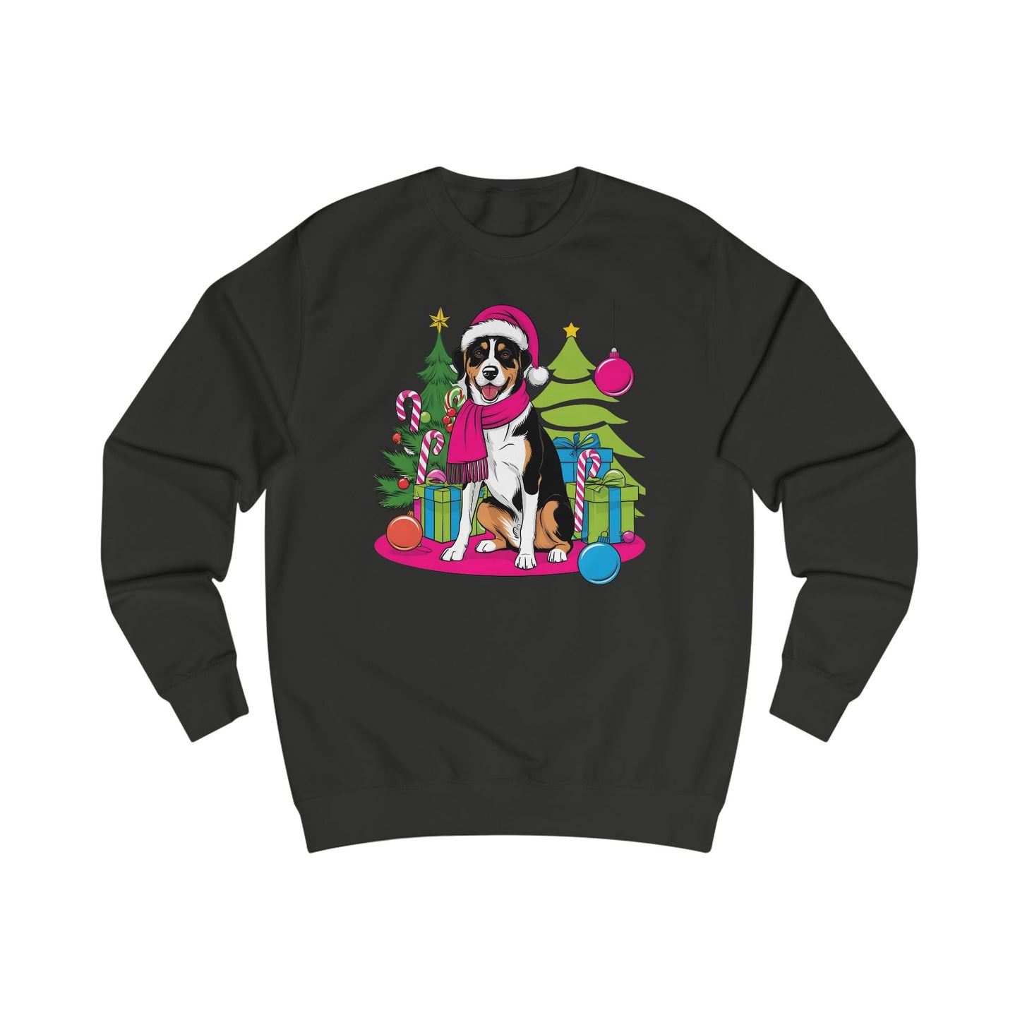 Festive Paws & Candy Canes | Christmas Sweatshirt