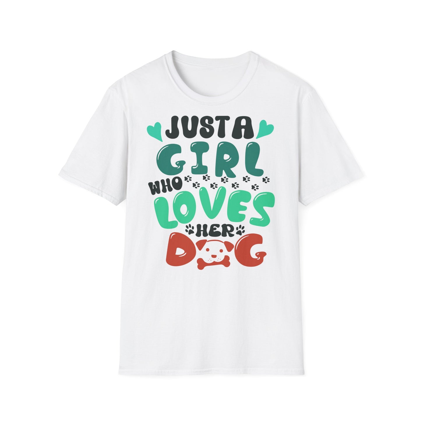 Just a Girl Who Loves Her Dog T-Shirt