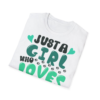 Just a Girl Who Loves Her Dog T-Shirt