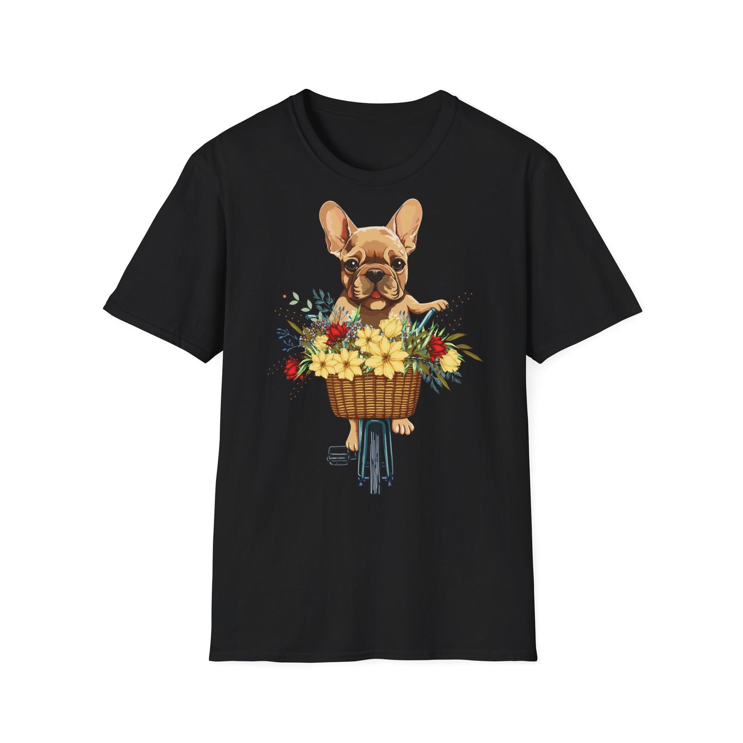 French Bulldog Floral Ride T-Shirt