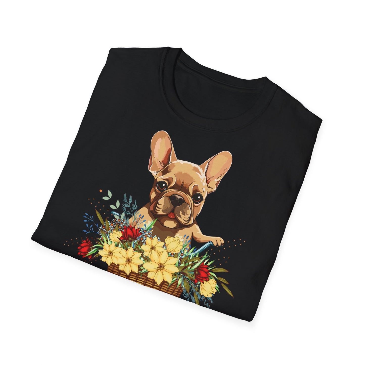 French Bulldog Floral Ride T-Shirt