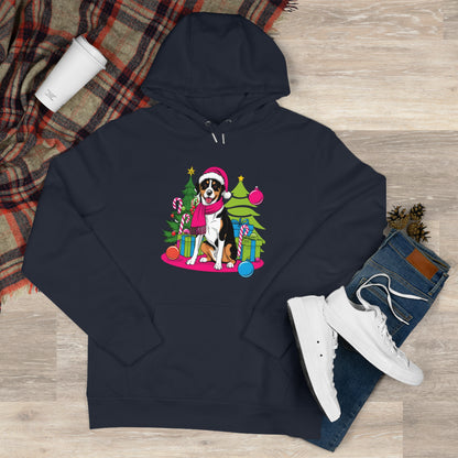 Festive Paws & Candy Canes  | Christmas Hoodie