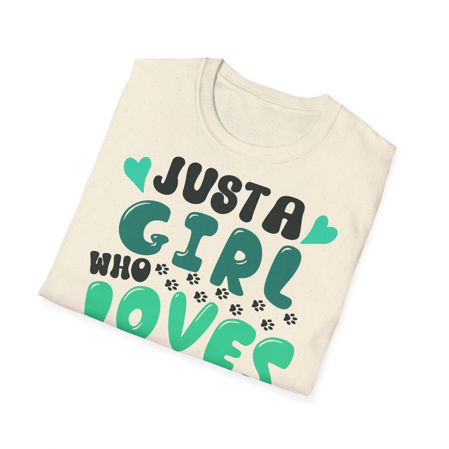 Just a Girl Who Loves Her Dog T-Shirt