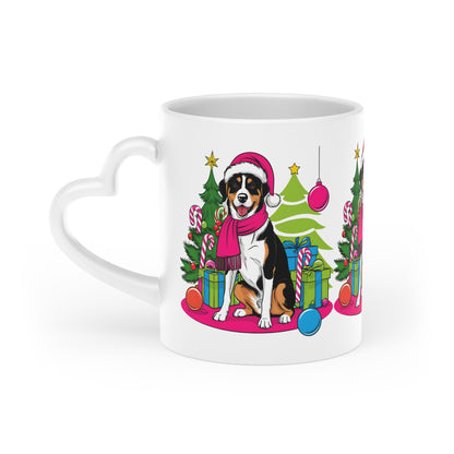 Festive Paws & Candy Canes  | Christmas Mug