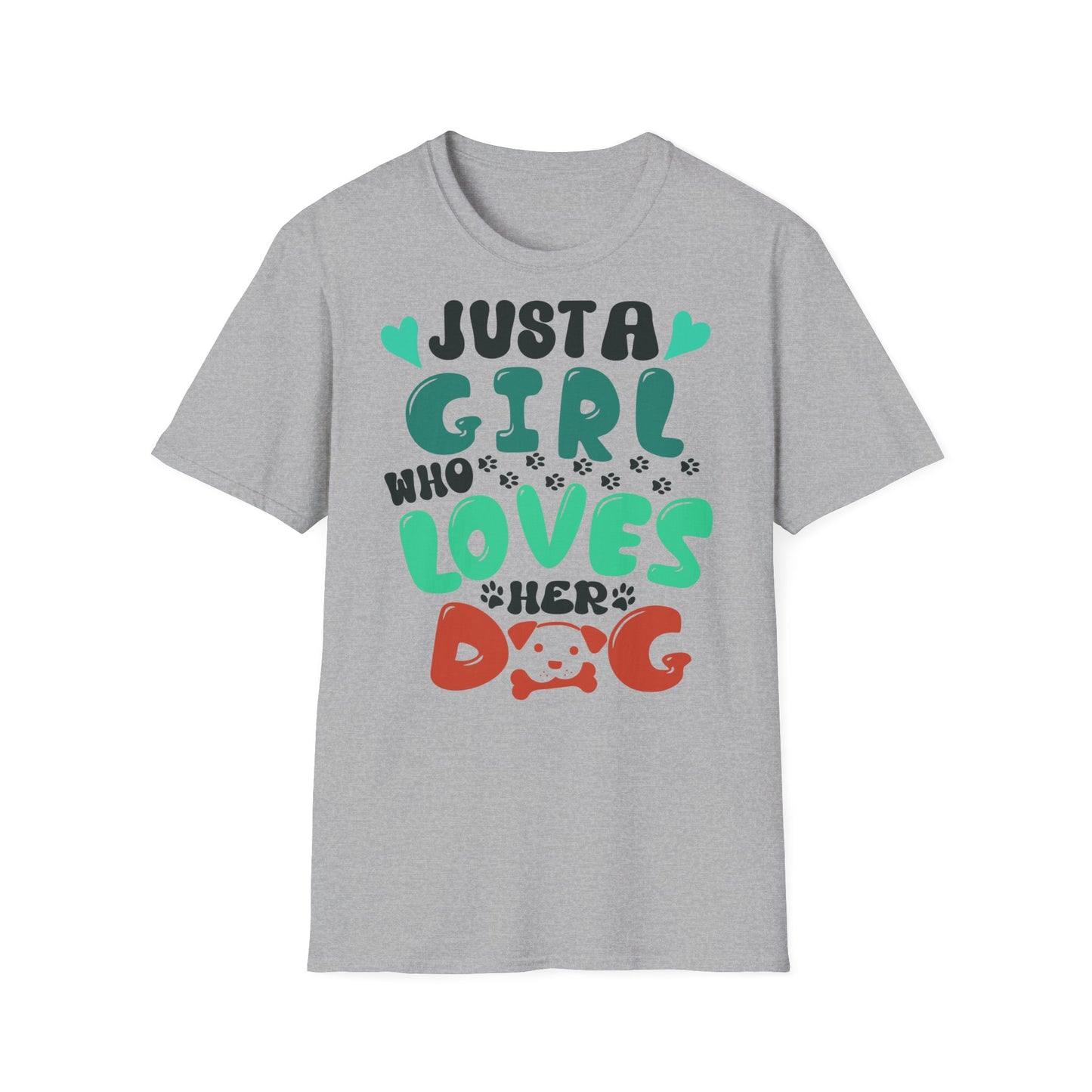 Just a Girl Who Loves Her Dog T-Shirt