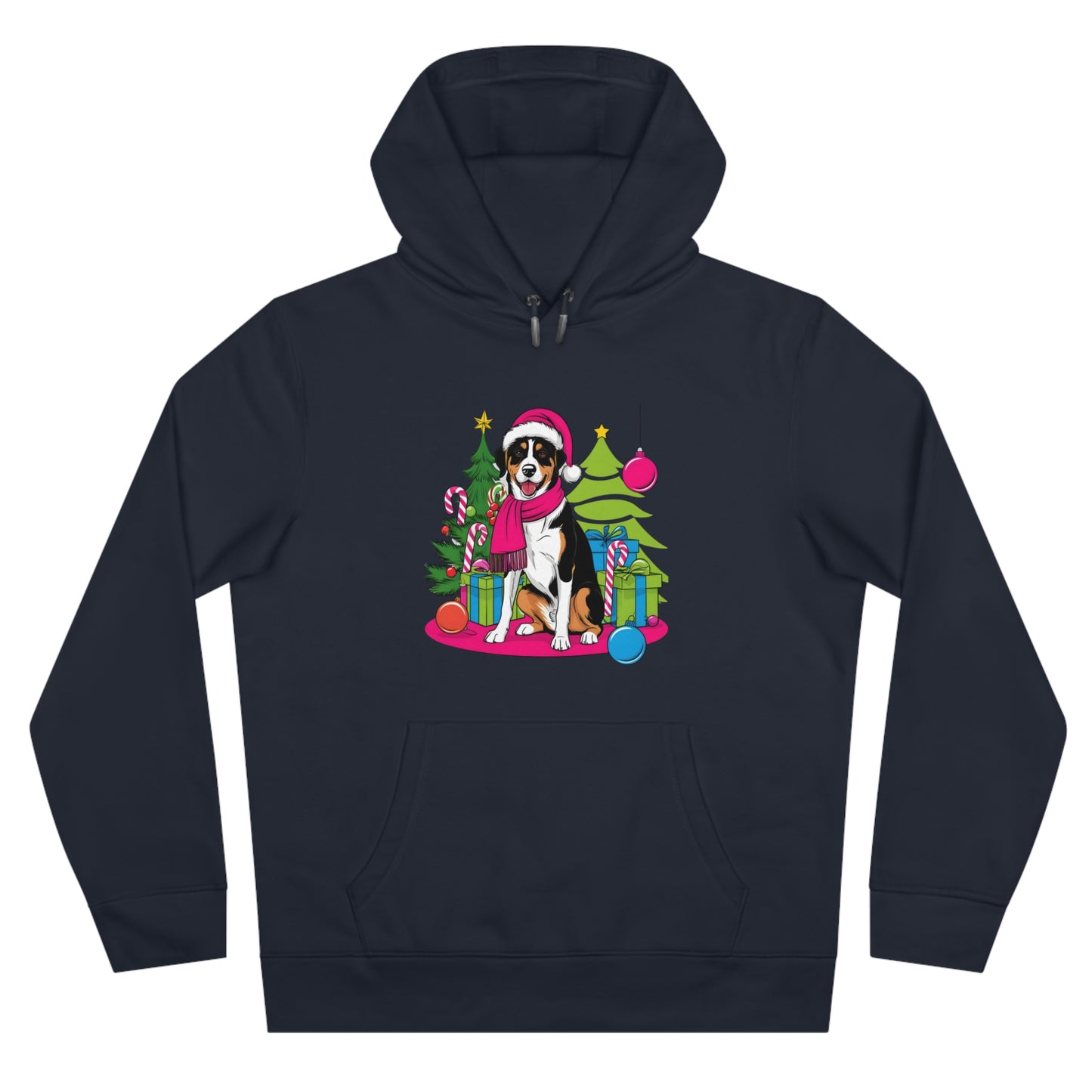 Festive Paws & Candy Canes  | Christmas Hoodie