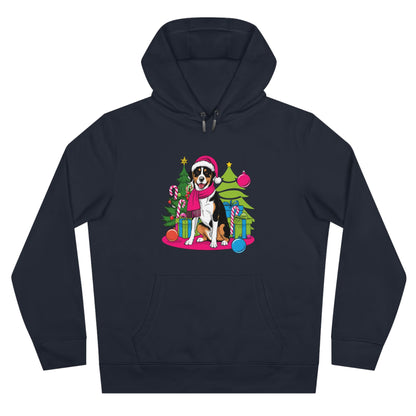 Festive Paws & Candy Canes  | Christmas Hoodie