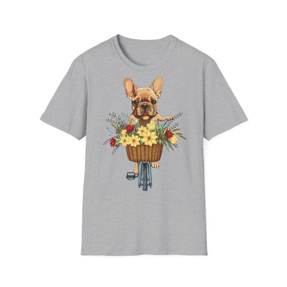 French Bulldog Floral Ride T-Shirt