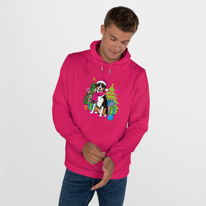 Festive Paws & Candy Canes  | Christmas Hoodie