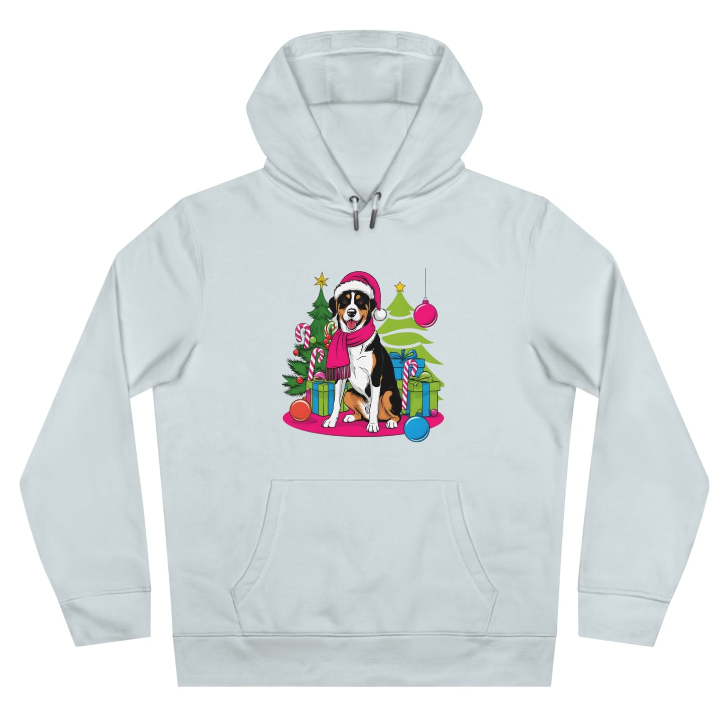 Festive Paws & Candy Canes  | Christmas Hoodie