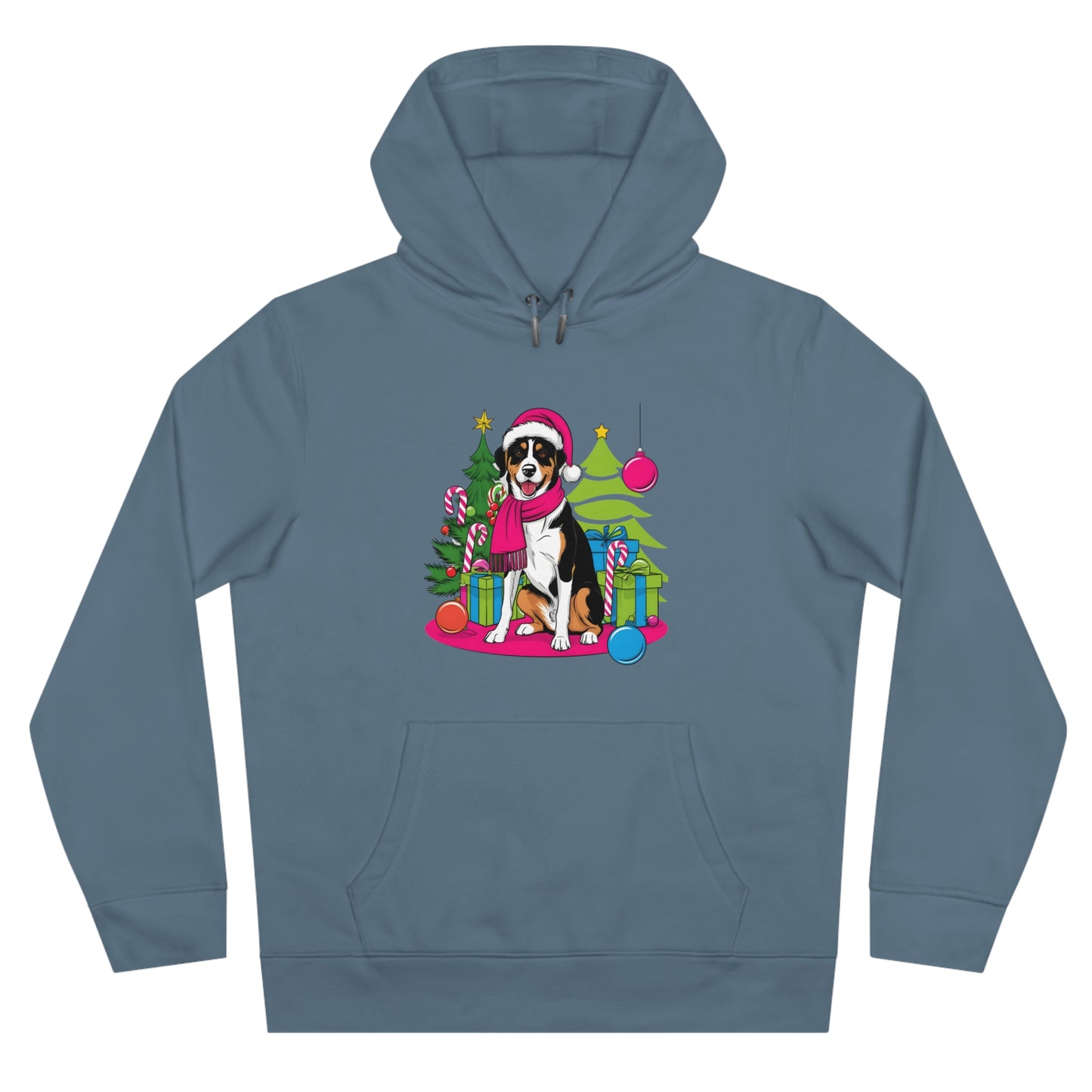 Festive Paws & Candy Canes  | Christmas Hoodie