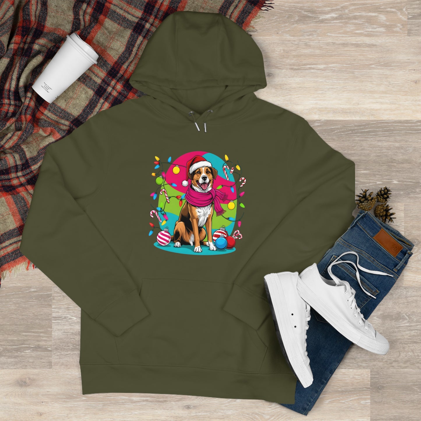 Puppy Cheer for Christmas | Festive Hoodie