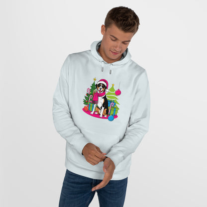 Festive Paws & Candy Canes  | Christmas Hoodie