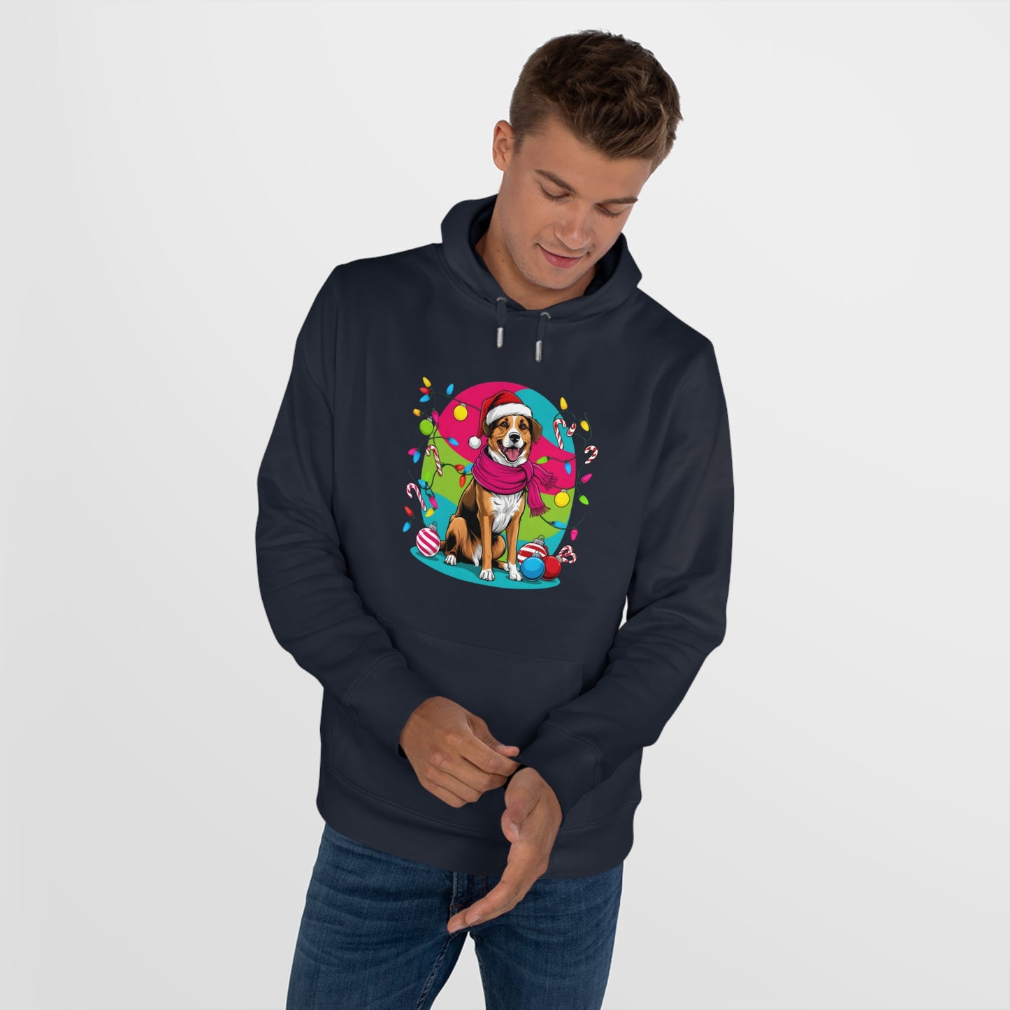 Puppy Cheer for Christmas | Festive Hoodie