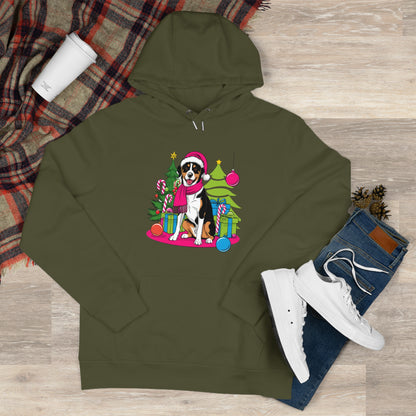 Festive Paws & Candy Canes  | Christmas Hoodie