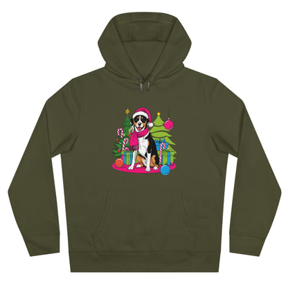 Festive Paws & Candy Canes  | Christmas Hoodie