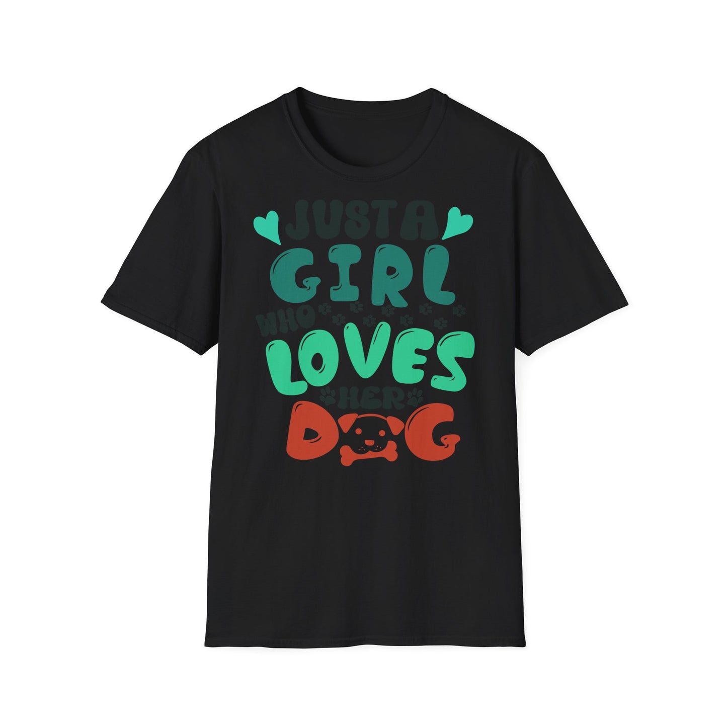 Just a Girl Who Loves Her Dog T-Shirt