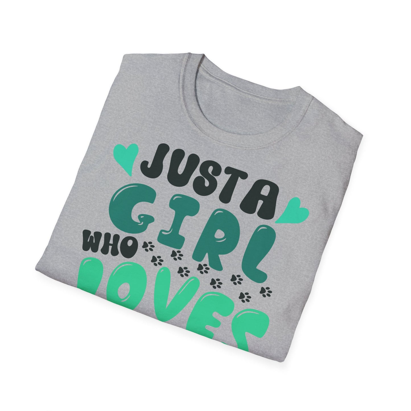 Just a Girl Who Loves Her Dog T-Shirt