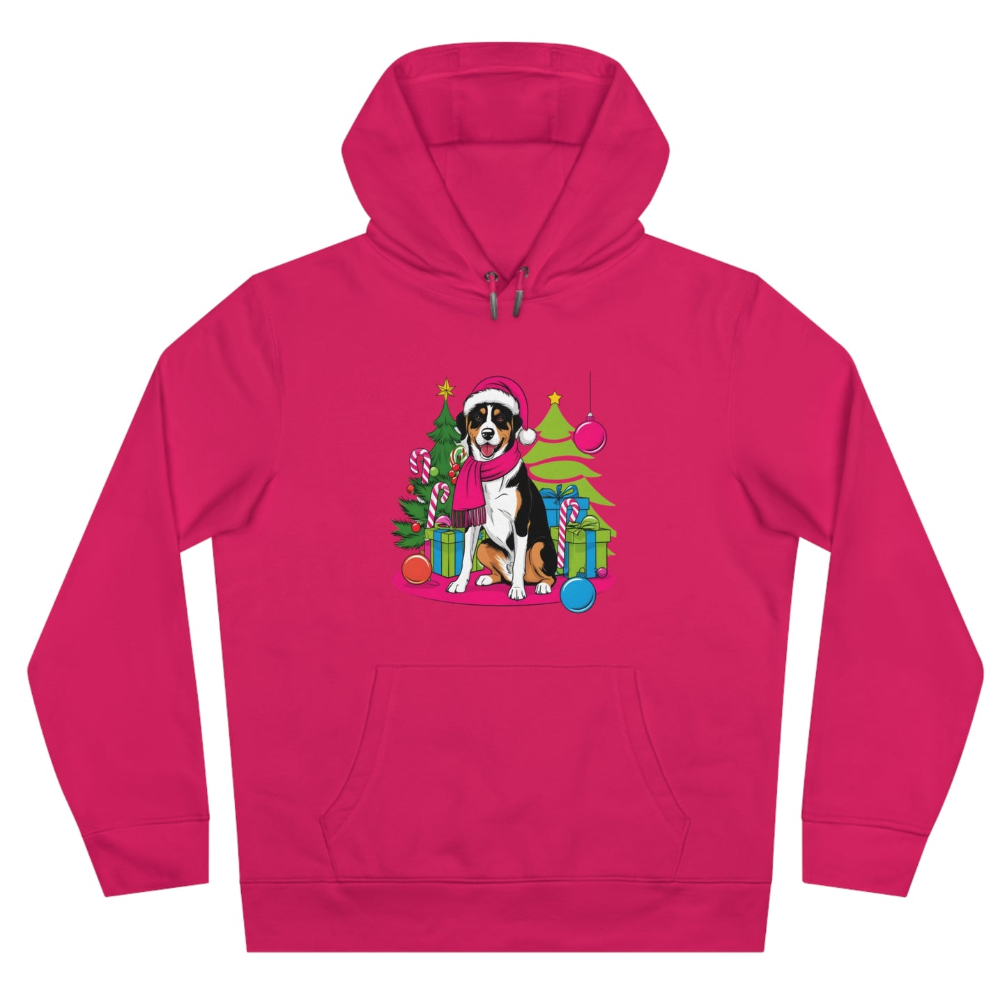 Festive Paws & Candy Canes  | Christmas Hoodie