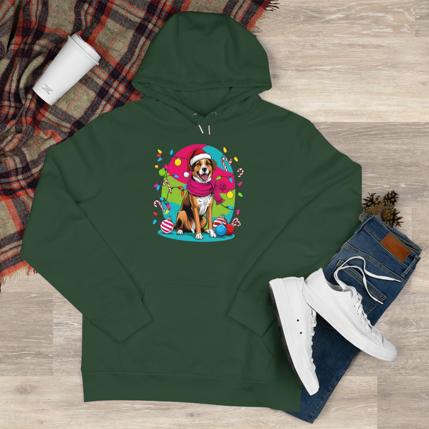 Puppy Cheer for Christmas | Festive Hoodie